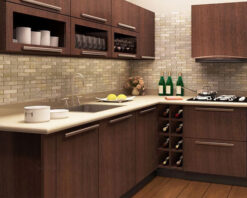 Mẫu tủ bếp Oak Natural